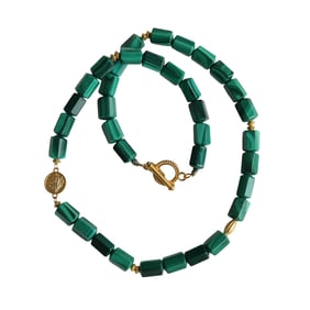 Beautiful Malachite Beads Necklace