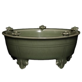 Chinese Longquan Kiln Porcelain Writing-Brush Washer