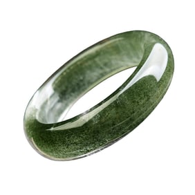 Inside Diameter 57mm Exquisite Green Crystal Bracelet
