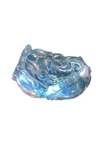 Beautiful Natural Aquamarine Carved Fortune Pixiu Pendant