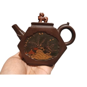 Antique Chinese Yixing Zisha Teapot