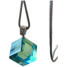 Beautiful Aquamarine Lucky Pendant