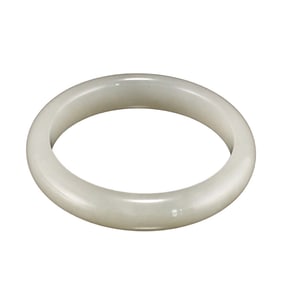 Inside Diameter 53mm Chinese Natural Hetian Jade Bracelet