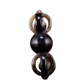 Tibetan Buddhism DZI Agate Pestle XiangMo Pendant