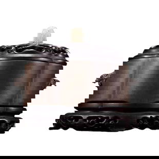 Vintage Chinese Copper Double Ears Fortune Lion Incense Burner: Vintage Chinese Copper Double Ears Fortune Lion Incense Burner Dimension: 160 x 140 (mm) 6.30 x 5.51 (inches) Weight: 4.05 lbs/ 1839 g