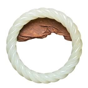 Inside Diameter 60mm Superb Chinese Hetian Jade Bracelet