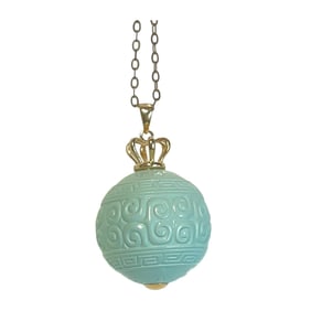 Beautiful Turquoise Bead Pendant