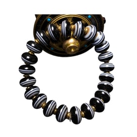 Hand Woven Tibetan DZI Agate Beads Bracelet