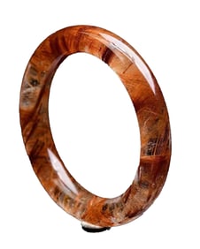 Inside Diameter 58mm Exquisite Rutilated Quartz Bracelet