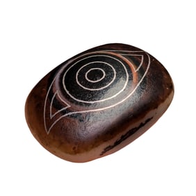 Beautiful Agate Inlay Silver Wires Buddha Pendant