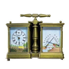 Vintage Bronze Mechanical Clock