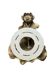 Chinese Hetian Jade Carved Jade Ring Pendant