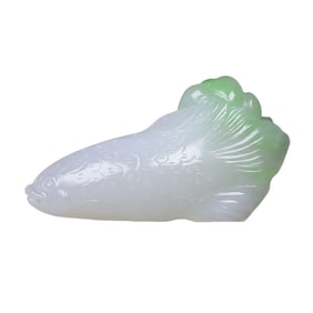Superb Chinese Hetian Jade Carved Beautiful Fish Pendant