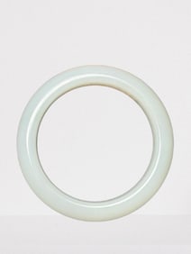 Superb Inside Diameter 57mm Chinese Hetian Jade Bracelet