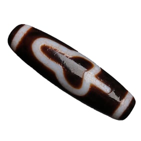 Old Tibetan Sky DZI Agate Lucky Pendant