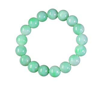 Hand Carved Exquisite Jadeite Beads Bracelet