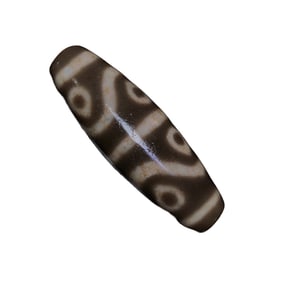 Old Tibetan 8 Eye DZI Agate Lucky Pendant