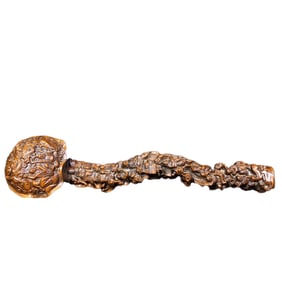 Vintage Chinese Boxwood Wood Carved Eighteen Arhat Statue