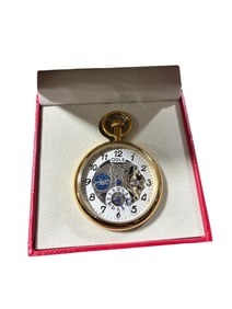 Vintage Copper Mechanical Pocket Watch