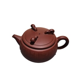 Antique Chinese Yixing Zisha Clay Teapot w Artist Signed