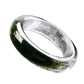 Inside Diameter 58mm High Quality Green Crystal Bracelet