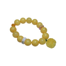 Beautiful Beeswax Beads Bracelet