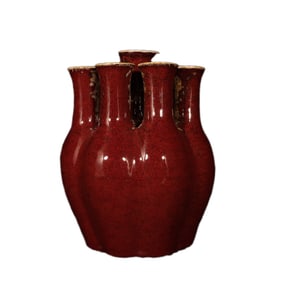 Chinese Red Glaze Porcelain Vase