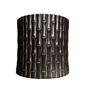 Vintage Chinese Zitan Wood Brush Pot