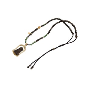 Vintage Chinese Chenxiang Wood Carved Kwan-yin Pendant