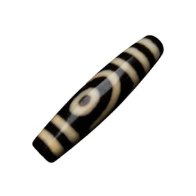 Old Tibetan 2 Eye DZI Agate Lucky Pendant