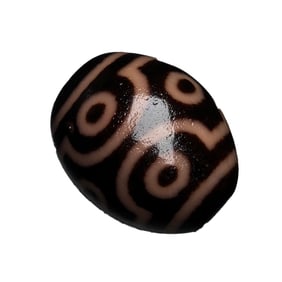 Old Tibetan Nine Eye DZI Agate Lucky Pendant