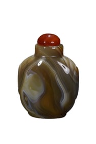 Chinese Agate Snuff Bottle
