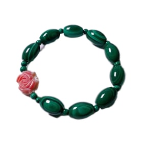 Hand Woven Malachite Beads Bracelet