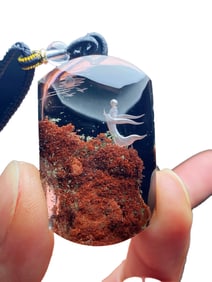 Beautiful Crystal Inner Carving Buddha Pendant