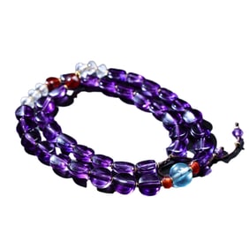 Beautiful Amethyst Beads Necklace