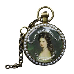 Vintage Bronze Mechanical Pocket WatchDimension: 50 (mm) 1.97 (inches)