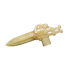 Vintage Chinese Hetian Jade Statue