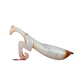 Chinese Hetian Jade Carved Mantis Pendant