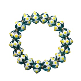 Beautiful Chinese Peking Glass Beads Bracelet