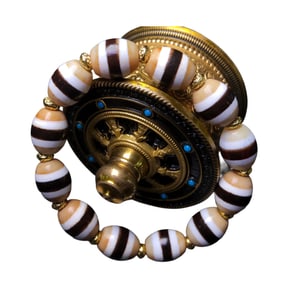 Old Tibetan DZI Agate Beads Bracelet