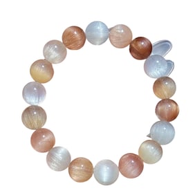 Hand Carved Beautiful Crystal Beads Bracelet