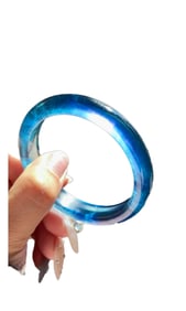 Inside Diameter 58.3 MM Beautiful Aquamarine Bracelet