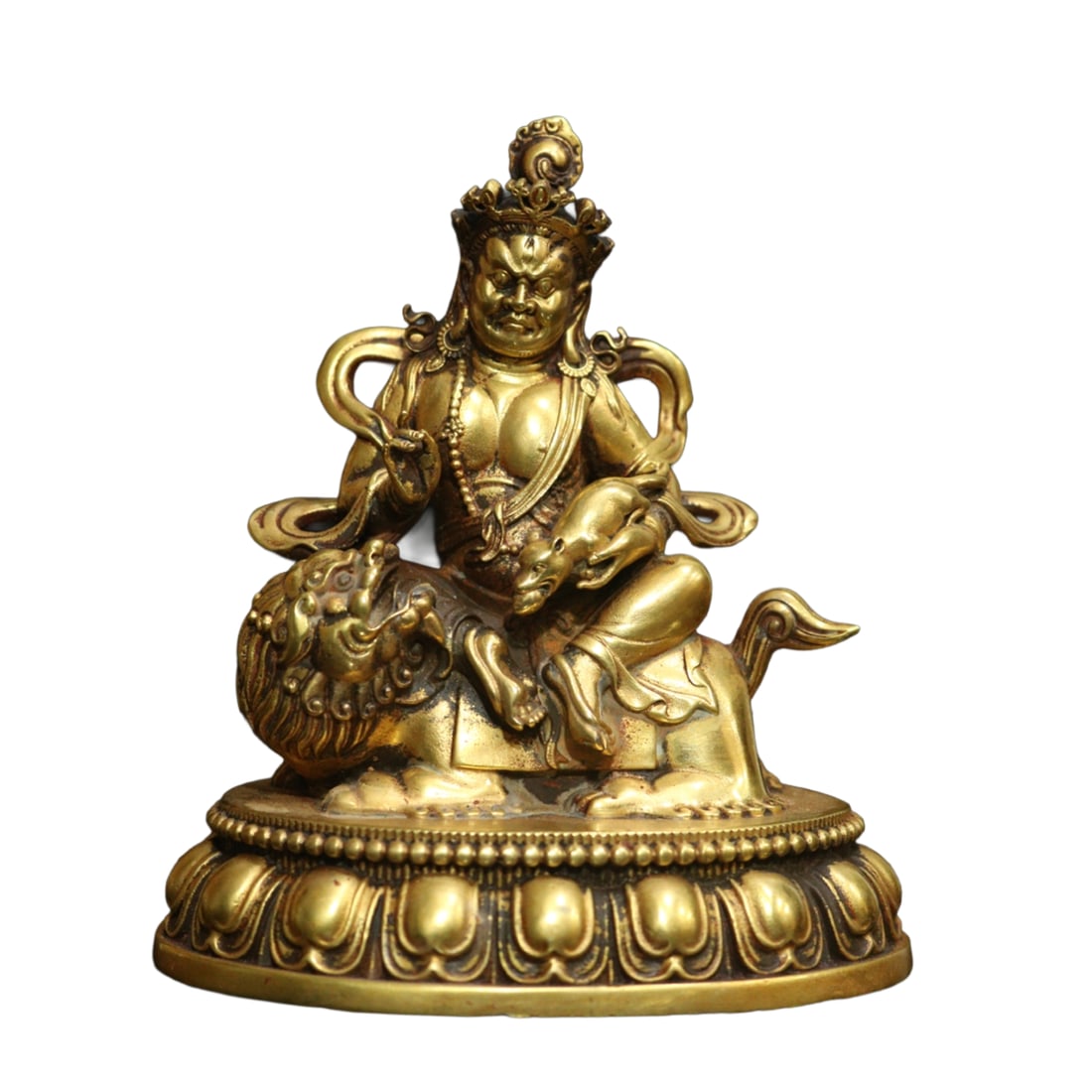 Old Tibetan Gilt Gold Copper Buddha Statue: Old Tibetan Gilt Gold Copper Buddha StatueDimension: 100 x 85 (mm)3.94 x 3.35 (inches) Weight: 1.16 lbs/ 525 g
