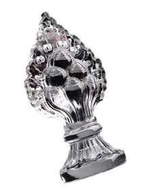 Beautiful White Crystal Carved Dharma-vessel Pendant