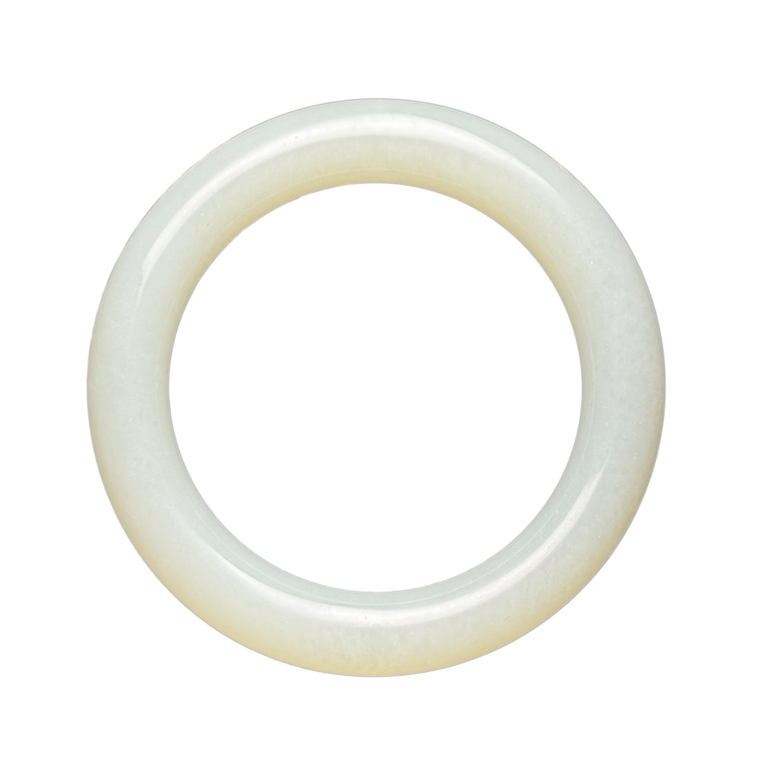 Inside Diameter 58mm Superb Chinese White Hetian Jade Bracelet (1 of 10)