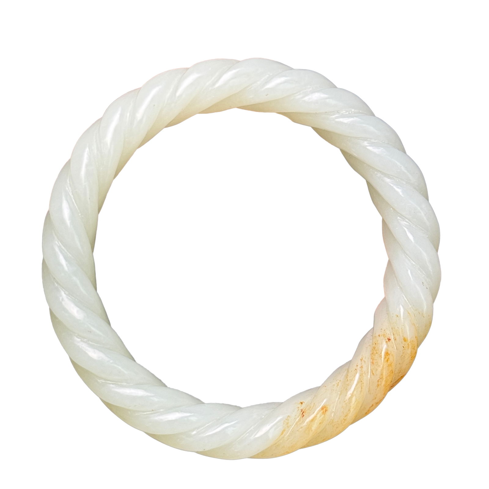 Inside Diameter 60mm Chinese Hetian Jade Bracelet (1 of 10)