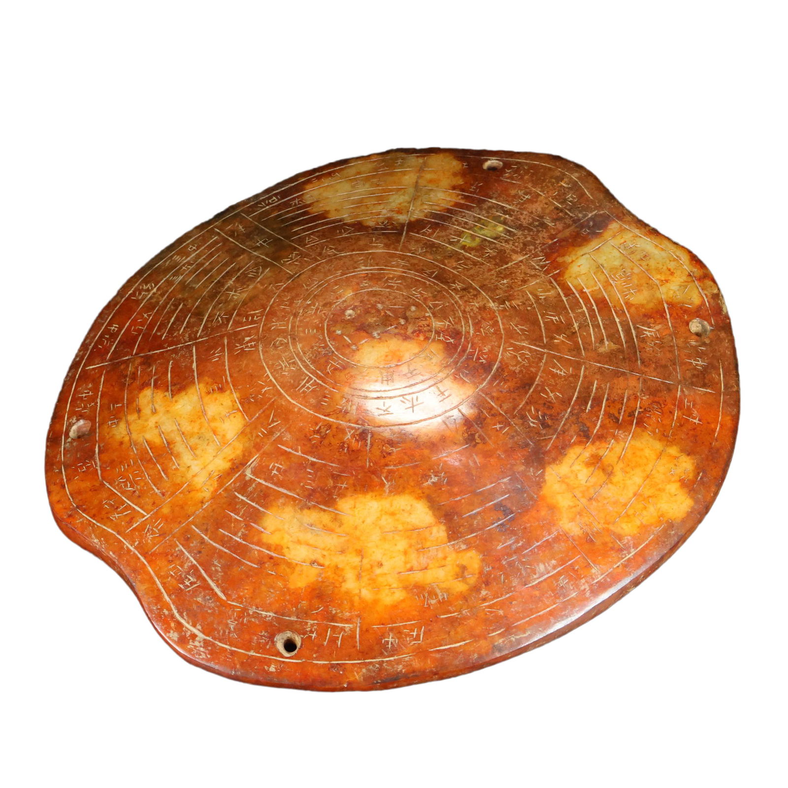 Vintage Chinese Hetian Jade Carved Turtle Shell Statue (1 of 10)