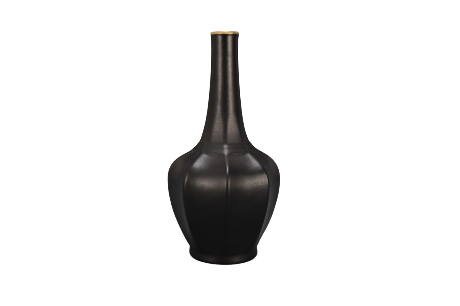 Chinese Ru Kiln Black Glaze Porcelain Vase (1 of 10)