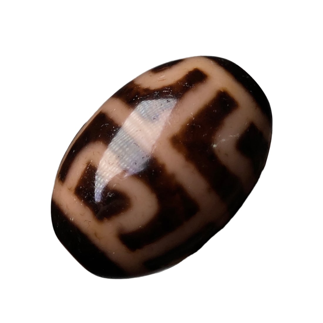 Old Tibetan Sky Eye DZI Agate Lucky Pendant: Old Tibetan Sky Eye DZI Agate Lucky PendantDimension: 29 x 20 (mm) 1.14 x 0.79 (inches)Weight: 0.04 lbs/ 16.4 g