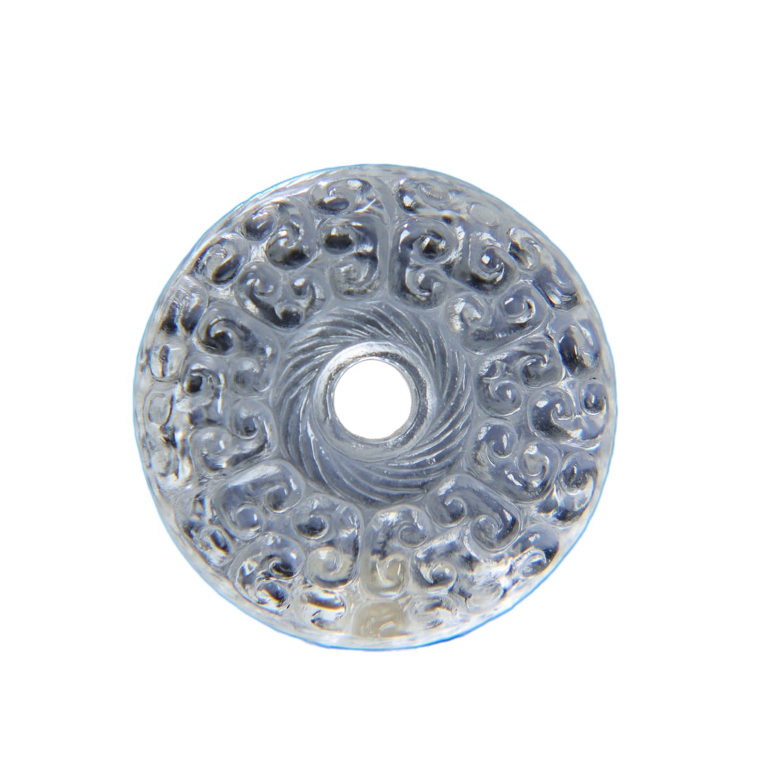 Beautiful White Crystal Ring Pendant: Beautiful White Crystal Ring PendantDimension: 35 x 10 (mm)1.38 x 0.39 (inches) Weight: 0.04 lbs/ 19 g